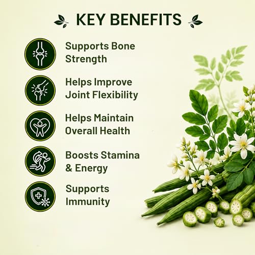Image of Pure Nutrition Shigru Tablets | Moringa Leaves Tablets Herbal Supplement for Energy, Immunity, Nutrition & Daily Wellness Support | Shigru Guggulu Ayurvedic Plant Based Formula - 250mg 90 Tabs