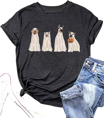 Fall T-Shirt for Women Halloween Pumpkin Shirts Thanksgiving Fami...