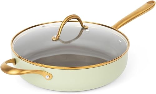 Miniatura 6 de Juego de utensilios de cocina antiadherentes de 13 piezas con juego de utensilios de cocina, sin PFOA/PFAS/PTFE (salvia)