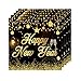 20St Silvester Servietten, Happy New Year Servietten, Silvester Deko 2025 Papierservietten, Silvester Tischdeko Servietten Schwarz Gold Servietten Neujahr Partyservietten Party Zubehör, 33x33cm Baby,Schwarz günstig Kaufen-20St Silvester Servietten, Happy New Year Servietten, Silvester Deko 2025 Papierservietten, Silvester Tischdeko Servietten Schwarz Gold Servietten Neujahr Partyservietten Party Zubehör, 33x33cm