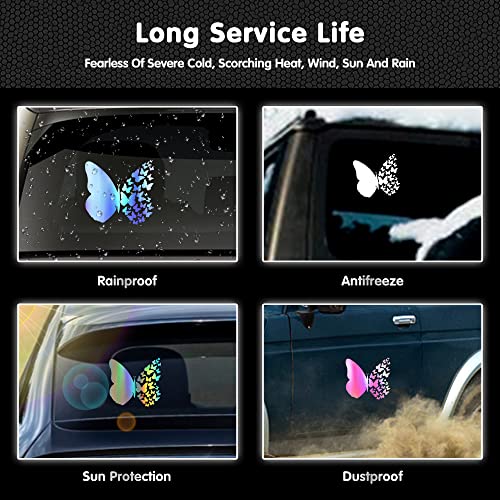 Leniutor Dog Wiper Sticker For Cars, Waterproof Vinyl Cute Dog Waving Tail Rear Window Windshield Sticker Decal, Funny Lovely Animal Rear Wiper Decoration 5.43 X 10.62 (A Lovely Dog, Reflective White) #TOP6