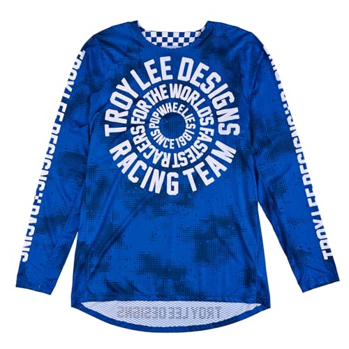 Troy Lee Designs Camiseta juvenil GP PRO AIR; Carlsbad 97 Azul MD