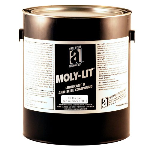 Image of Moly-LIT 12035 Molydbenum Disulfide and Graphite Anti-Seize Compound, 160 oz., Black, Paste