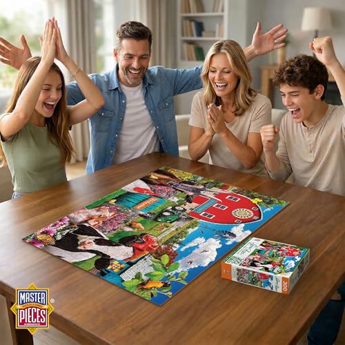 Masterpieces - Rompecabezas de 300 Piezas, Formas EZ Grip Grandes, Comité de Bienvenida, Divertido para Adultos, Mayores, Familia, Niños, Acabado Mate, 18" x 24" miniatura 5