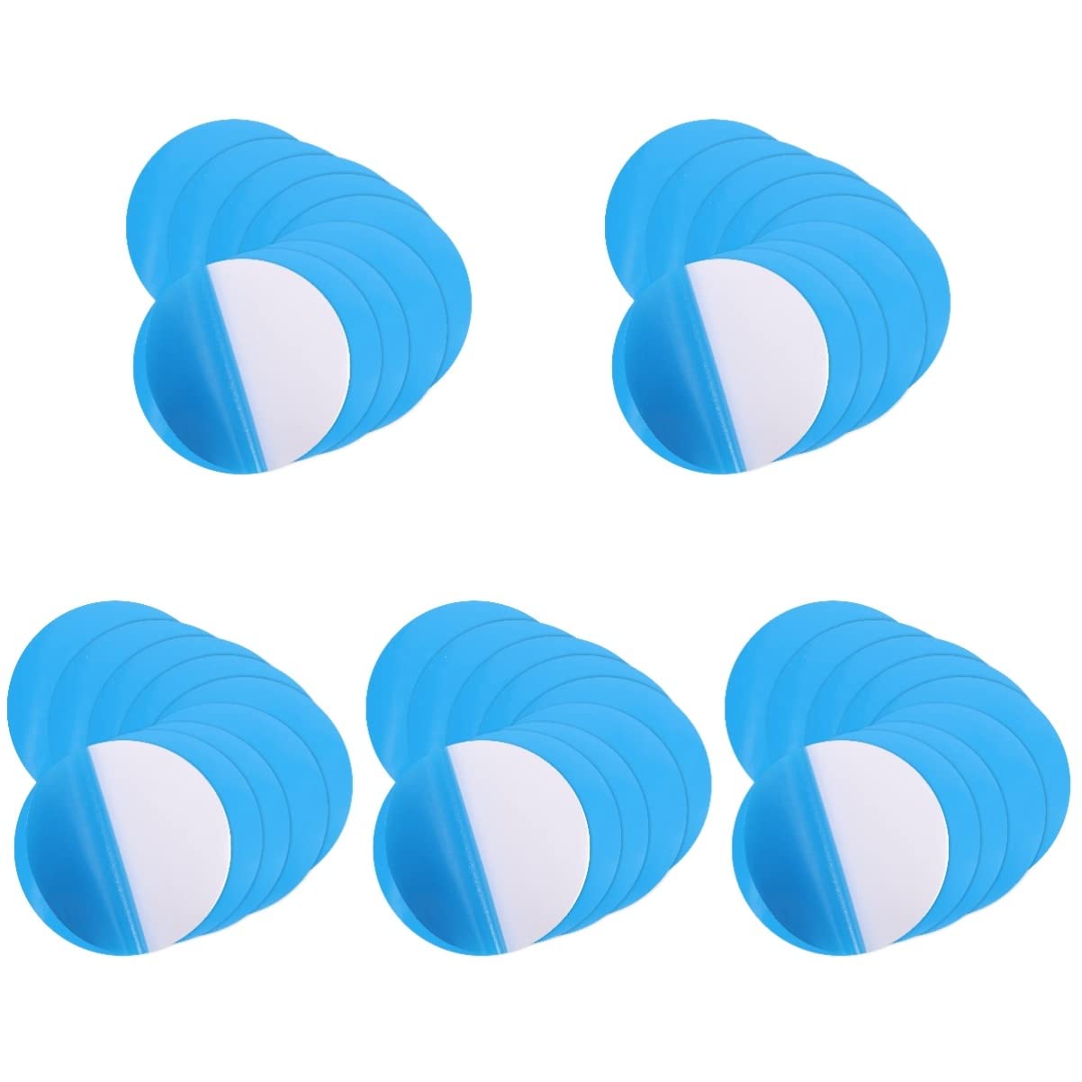 DOITOOL 50pièces Patch De Réparation Autoadhésif Pour Produits Gonflables Kit De Réparation Pvc Pour Bouées Matelas Et Jouets Aquatiques Étanche Et Pratique Pour Fissures Et