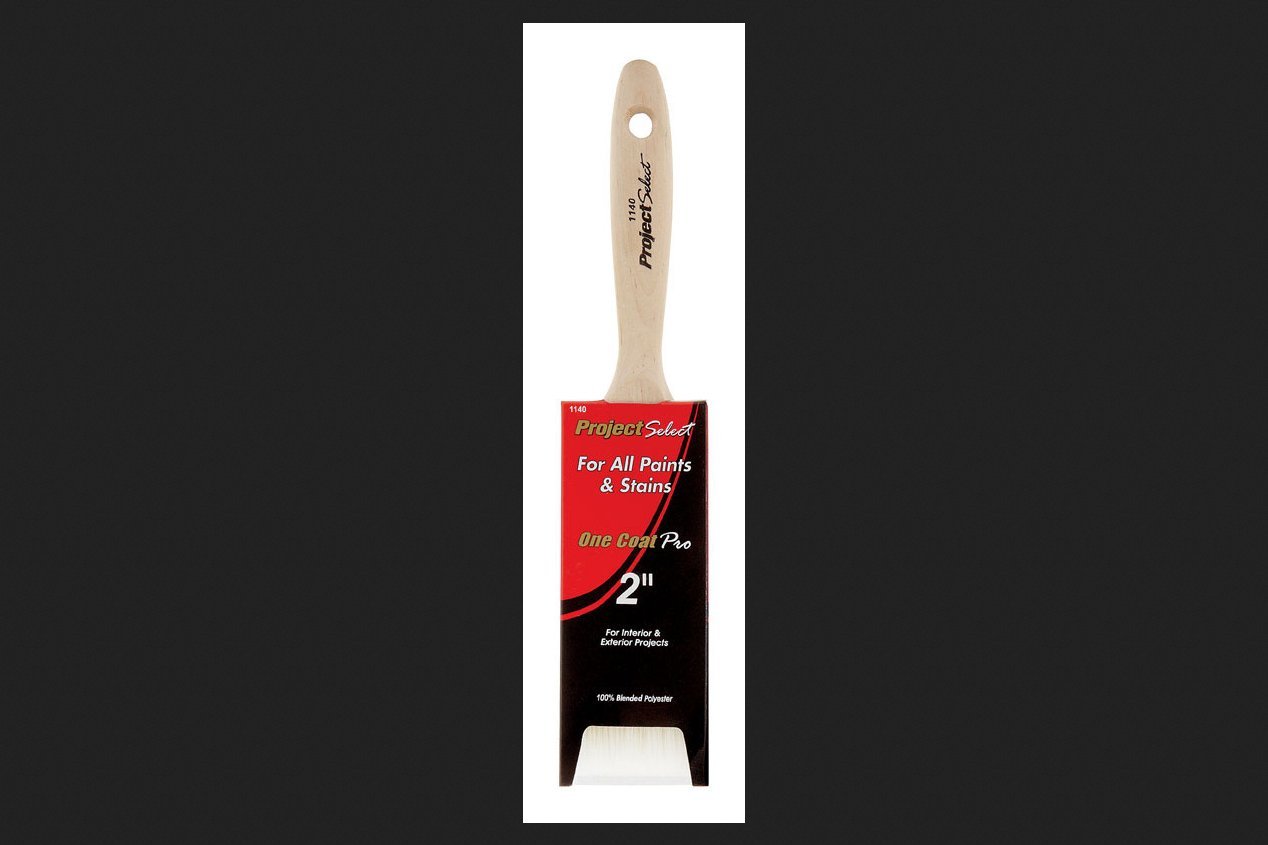 Linzer Products 1140-0200 2" Polyester Project Select Varnish & Wall Paint Brush