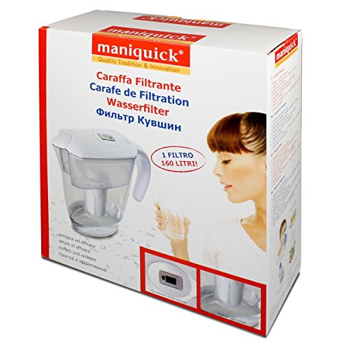 MANIQUICK CARAFFA FILTRANTE con Filtro 2,4 Litri