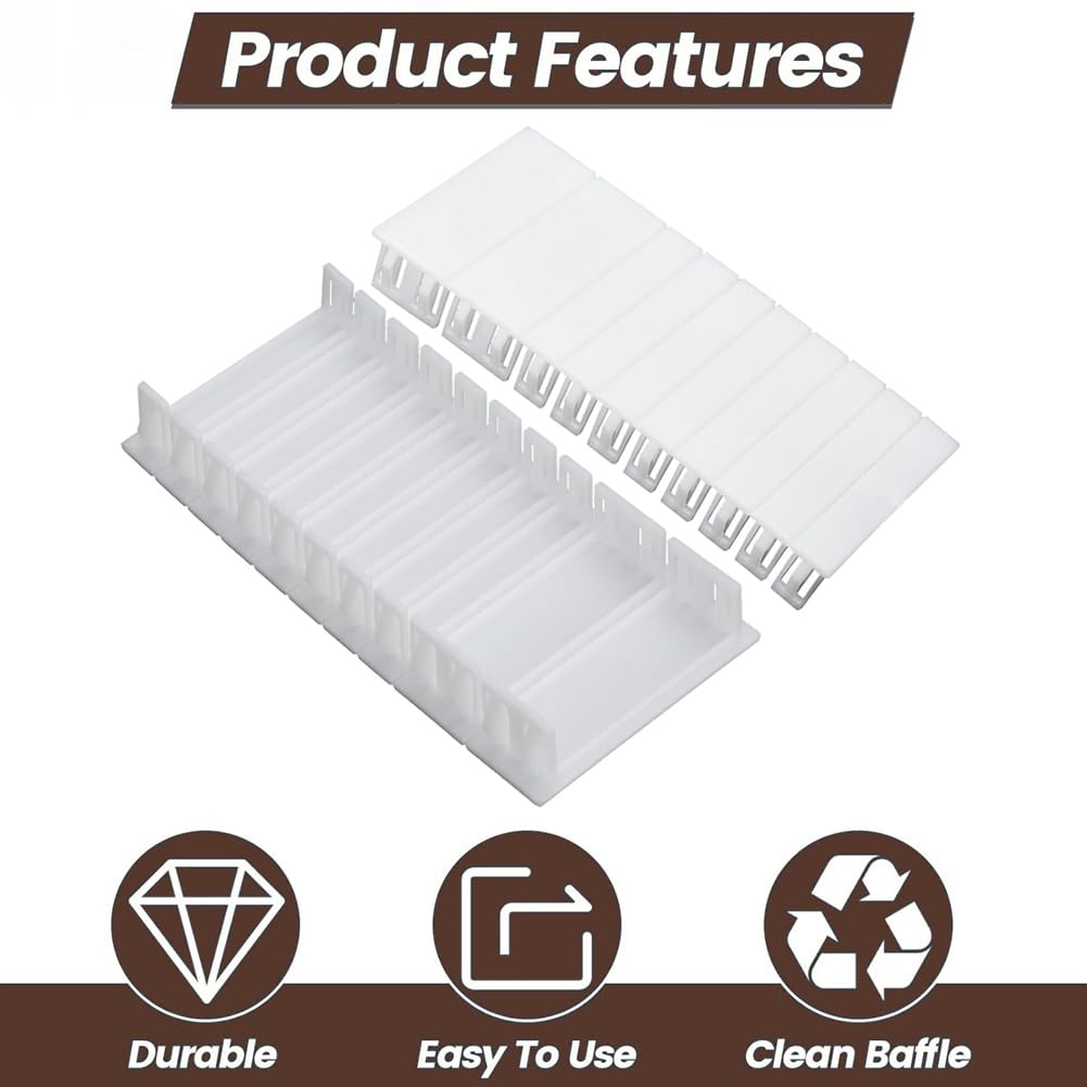 12 Cubierta para Cuadro Electrico, 6TE para cuadro eléctrico, Ampliables a 12TE, Compatibles con F-Tronic, Hager, Hensel, Tapas ciegas para caja de distribución