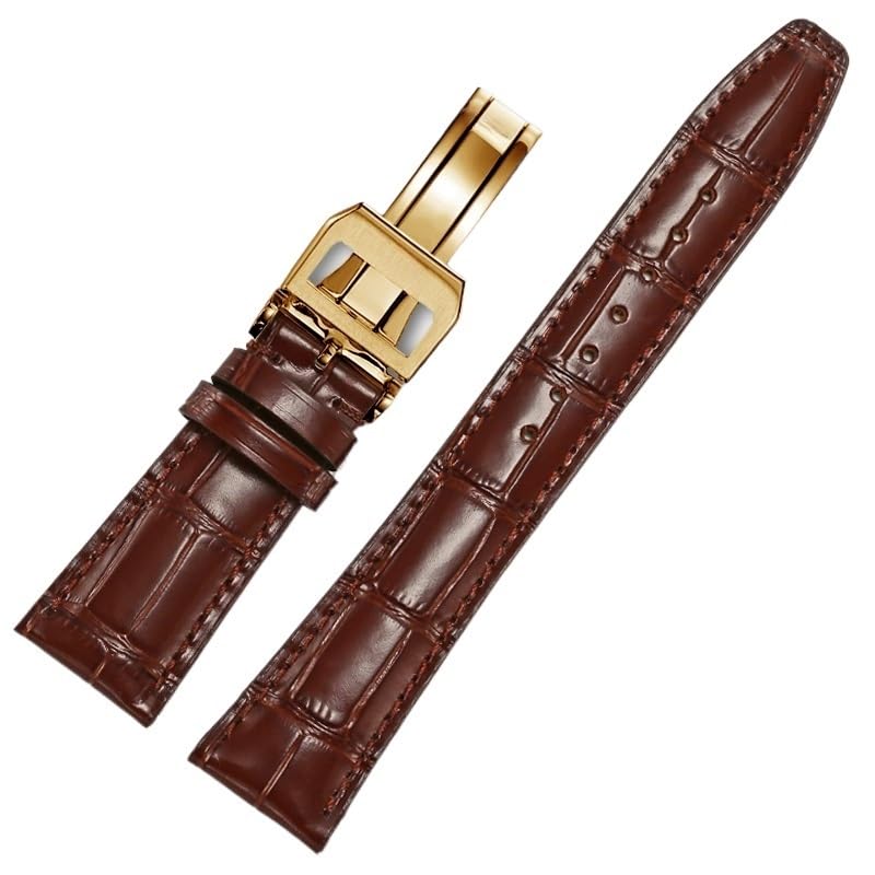 Bracelet de remplacement IWC Big Pilot cuir rivets anti-rupture 20mm 22mm
