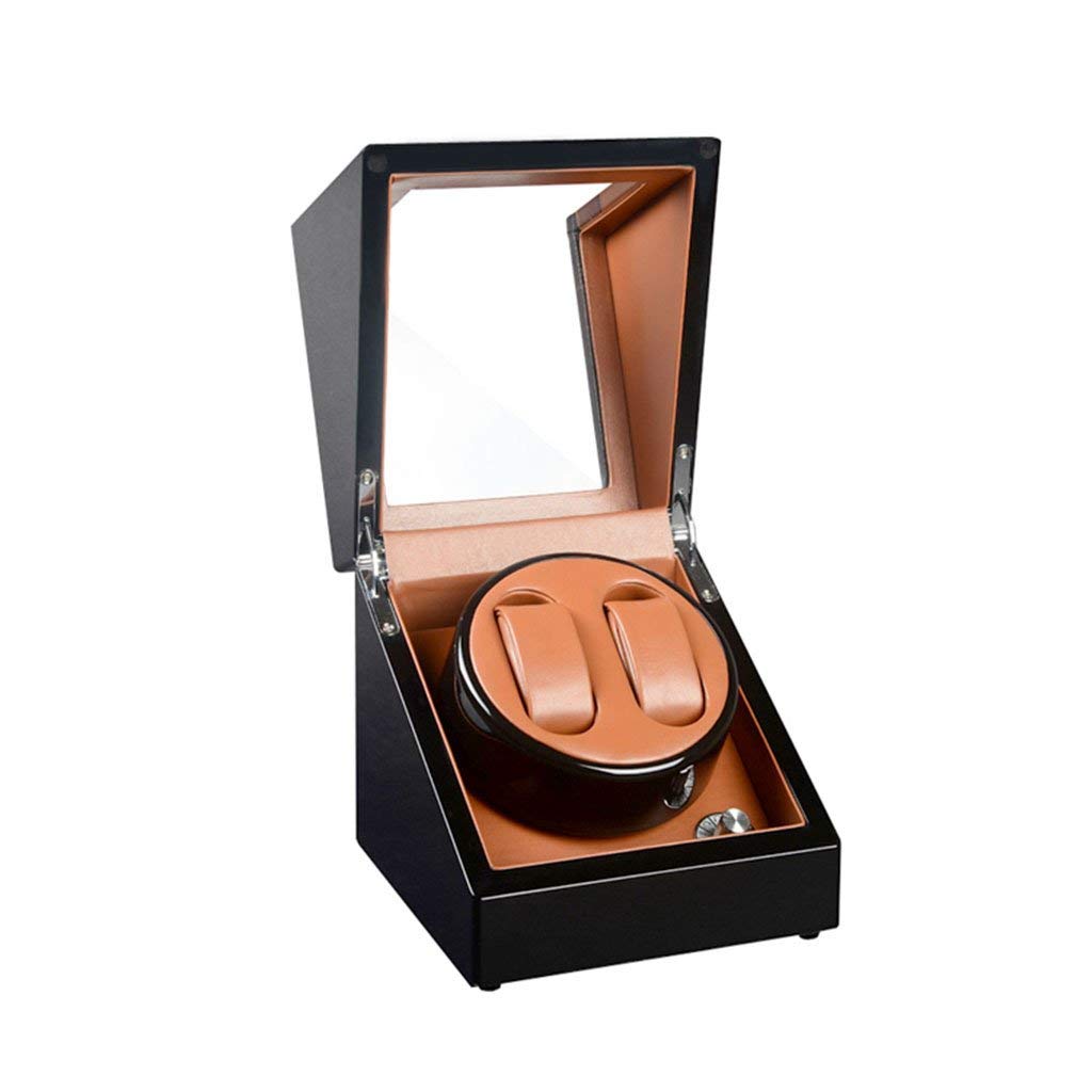 QUSYZD Watch Winder Boxes 2+0 Automatic Mechanical Watch Box Automatic Winding Box Electric Rotating Watch Box Watch Winder Watch Winder Watch Storage,