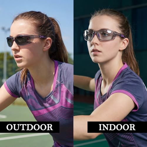 Image of Myiaur Polarized Photochromic Running Sunglasses For Men Women UV400