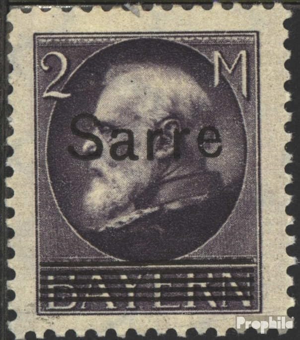 SAAR 28b Tested fine Used/Cancelled 1920 Bavaria with Print (Stamps for Collectors)