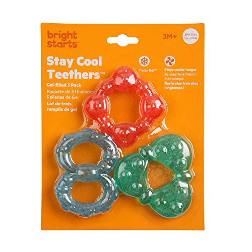 Stay Cool Teether - Bright-Starts, Azul/Verde/Vermelho