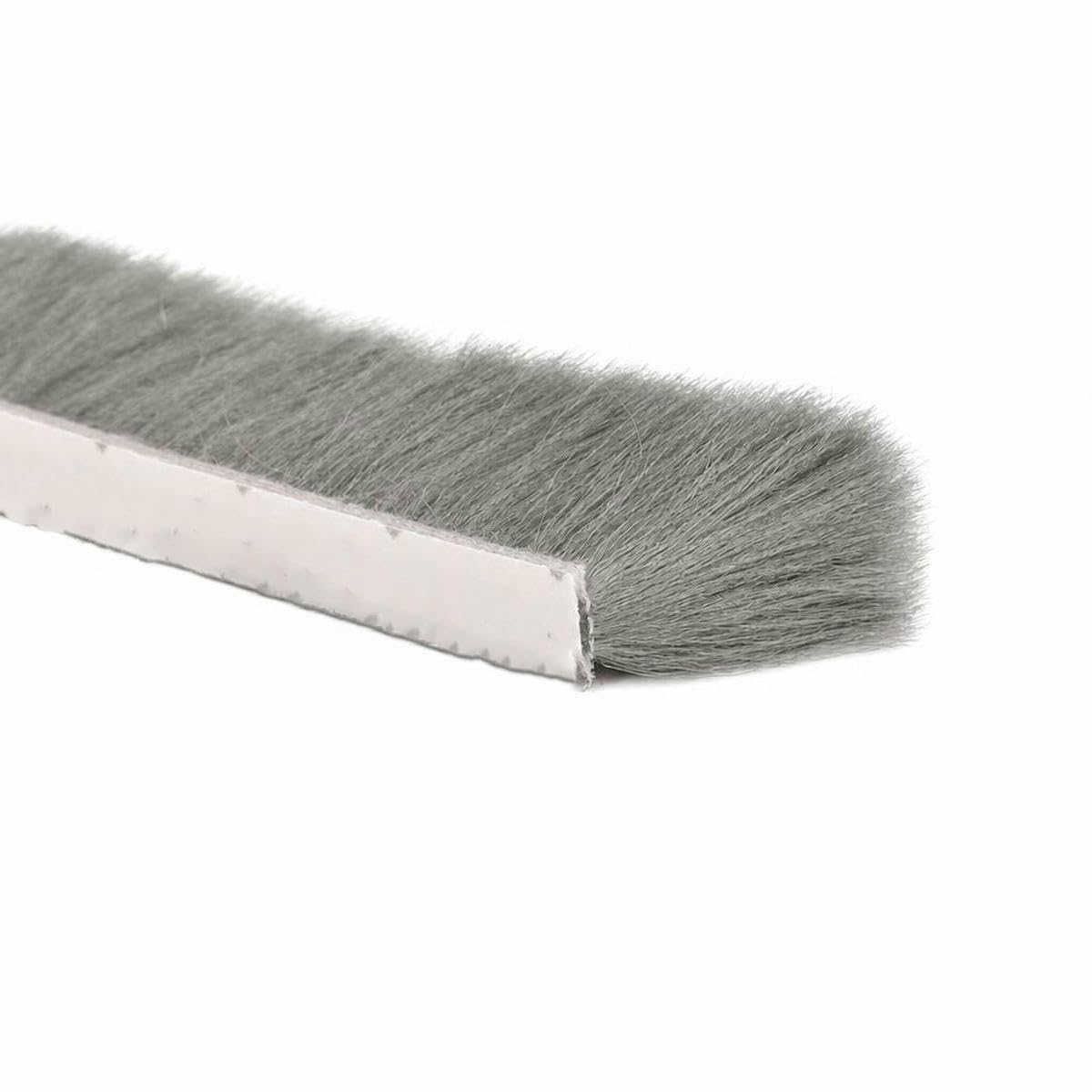 3.0Meters Brush Strip Self Adhesive Door Window Sealing Home Window Sound Insulation Seal Film Door Swal Weather Strip-9x23 grey-5M
