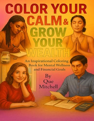 COLOR YOUR CALM & GROW YOUR WEALTH: An Inspirational Coloring Book for Mental Wellness and Financial Goals