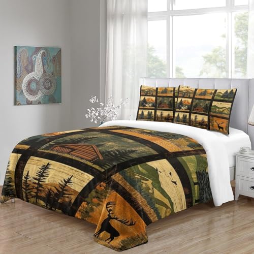Parure de lit microfibre imprimée 3D de qualité supérieure 135x200 cm - 8
