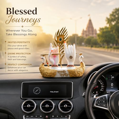 Image of ZAICUS Idol for Car Dashboard & Home Decor - Miniature Statue for Temple, Office Desk & Spiritual Gift Showpiece