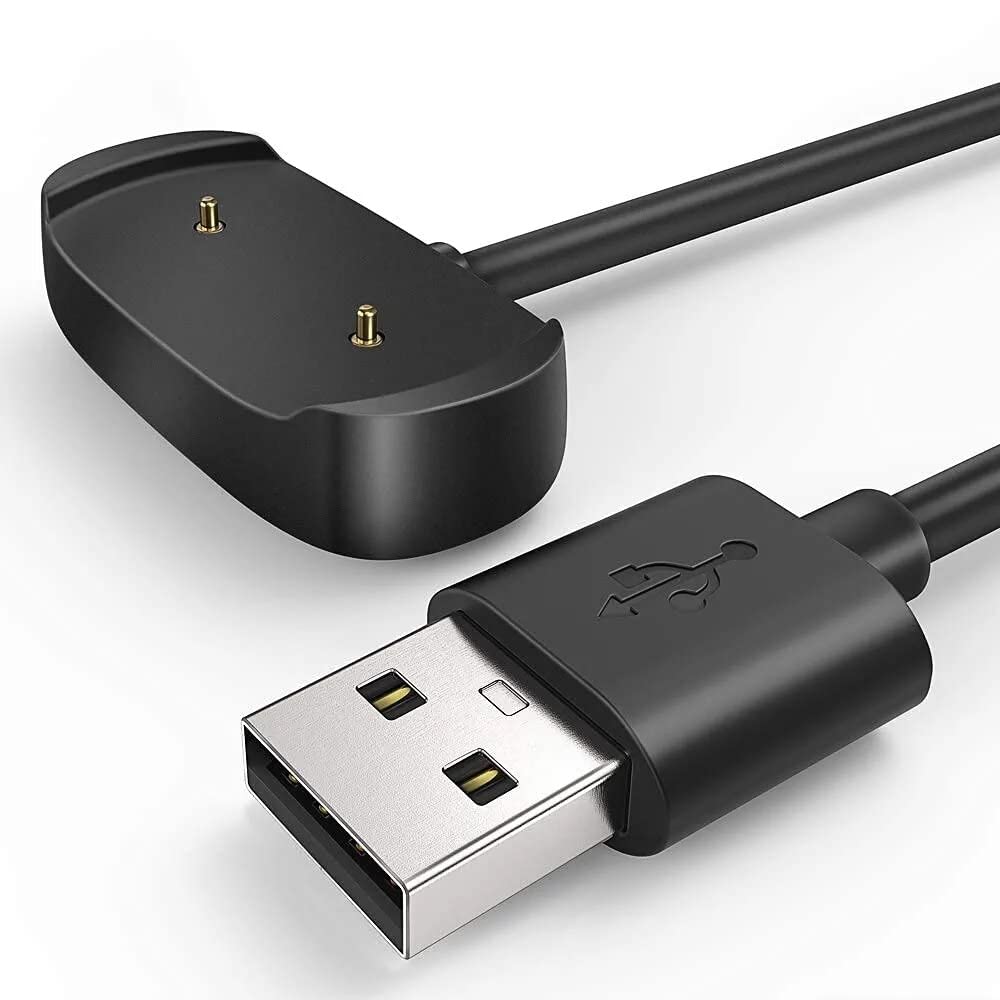 Charger Compatible with GTR 2, GTR 2e, GTS 2, GTS 2e, GTS2 Mini, Pop, Pop pro, Bip U, T-REX Pro(Not for T-REX), Zepp E, Zepp Z - USB 2 Pins 14mm 0.55inch Charging Cable 3.3ft 100cm