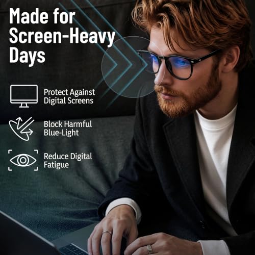Image of Gaoye Blue Light Glasses for Woman 3 Pack | Half Round, Screen-Ready Computer Glasses Style with UV Protection Coating