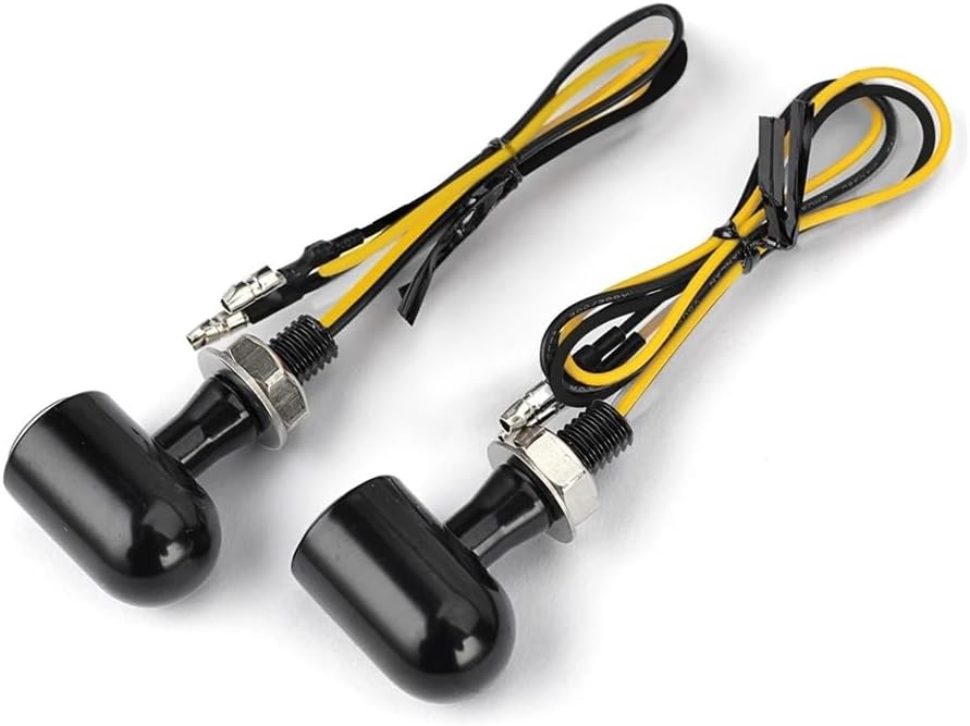 バイク用ターニング・インジケータ オートバイ 導かれた ターンシグナルインジケータウインカーライトアンバーフラッシャー信号ランプ断続