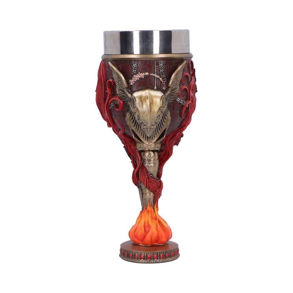 Nemsis Now Elden Malenia Blade of Miquella Verre fantaisie sous licence officielle avec détails peints à la main et insert en acier inoxydable pour joueurs et fans 19,4 cm