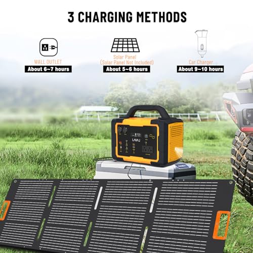 1000W Portable Power Station, 1075Wh Backup Lithium Battery, 120V/1000W AC Outlet, Solar Generator for Home, RV, Outdoor, Camping and Emergencies Use - Image 4