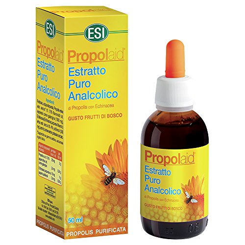 ESI - Propolaid Estratto Puro Analcolico, Integratore Alimentare di Propolis, Senza Glutine e...