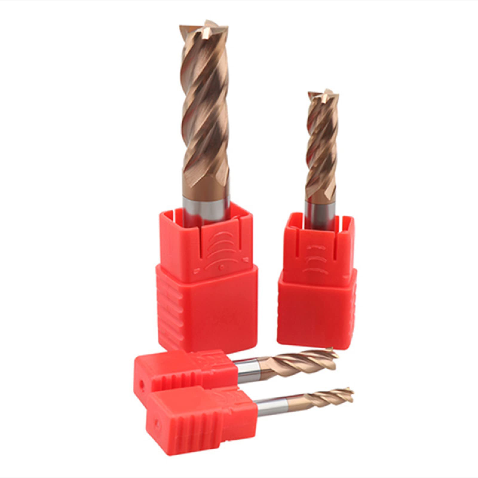 MNUPL 1PC HRC55 T Slot Fräser for Aluminium Wolfram Schaftfräser Hartmetall Legierung CNC Bearbeitung Werkzeuge T Form Nut Cutter(Size:4x1xD4x50L
