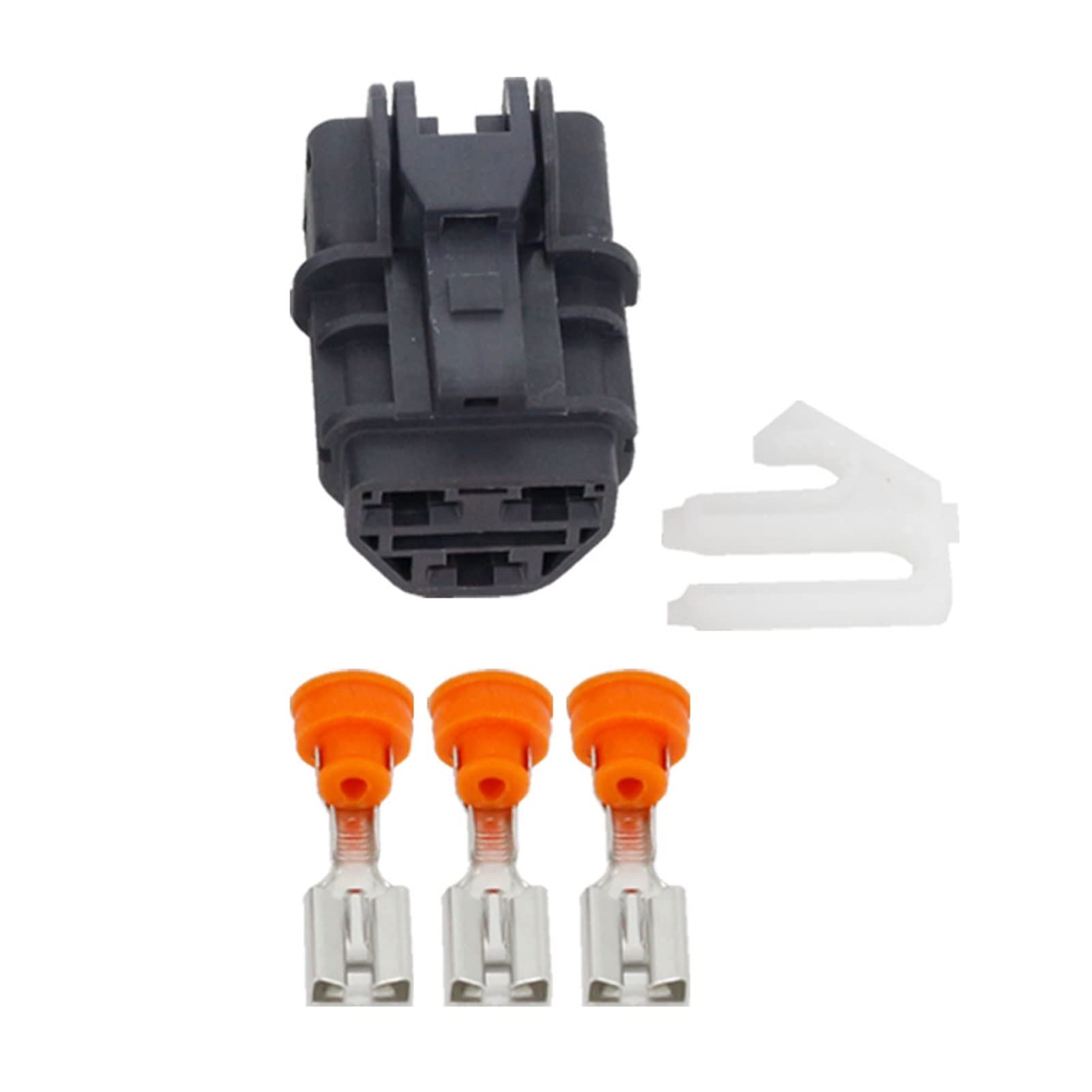 Conector de Conector de Coche a Prueba de Agua de 3 Pines Macho y Femenino con Terminal DJ70353A-6.3-11/21 (Size : 10 Sets)