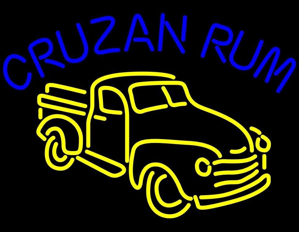 Queen Sense 10' Vivid Cruzans Rum LED Sign Light Lamp Cute Bright Neon Wall Decor NST396