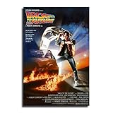 LFFII BACK TO THE FUTURE Time Travel MOVIE Poster Decorative Painting Canvas Wall Art Living Room Po