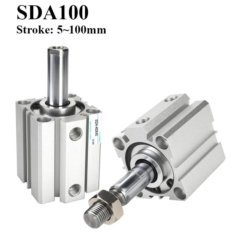 Vérin pneumatique double effet SDA100 élimine les blocages - 8