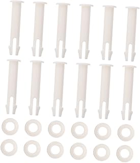 Cabilock 12 peças conector de piscina acessórios de peças de pino para mini junta de piscina substituição de pino de junta de piscina pino de junta de piscina substituição de pino de junta de piscina bege