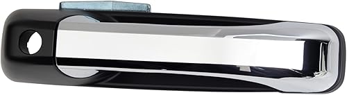 Miniatura 400 de TRQ Manija de puerta exterior texturizada LH del conductor trasero para Chevy GMC Pickup Truck SUV