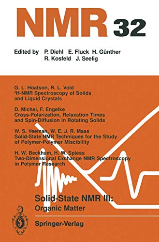 Solid-state Nmr III Organic Matter: 32 (Nmr Basic Principles and Progress) view 2