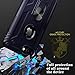 Amuoc Compatible with iPhone 7 Plus | 8 Plus Case [ Military Grade ] 15ft. Drop Tested Protective Case [Kickstand ] -Royal Blue