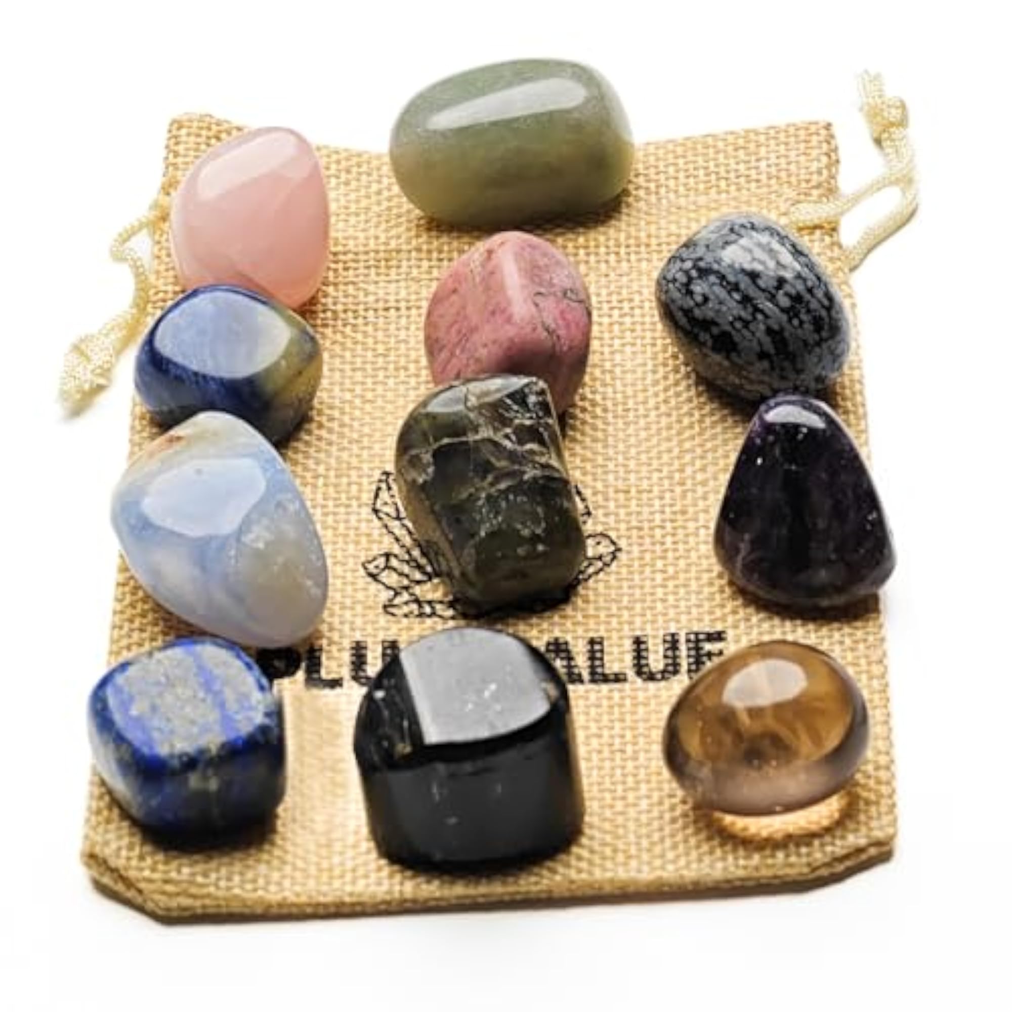 Stress Busters Reiki Healing Crystal Bag