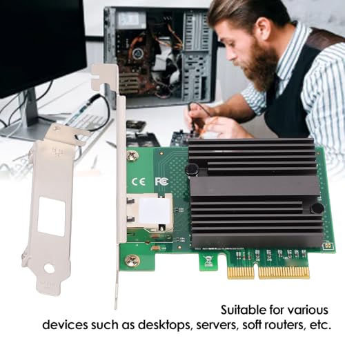 Tarjeta adaptadora de red Ethernet PCIex4 10G con interfaz confiable para servidor de datos 5