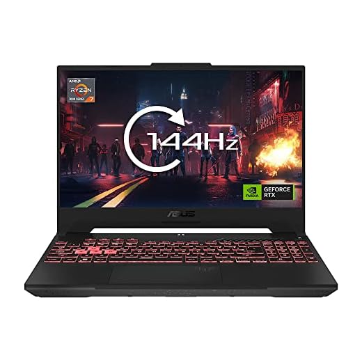 ASUS TUF A15 FA507NV 15.6” Full HD 144Hz Gaming Laptop (AMD Ryzen R7-7735HS, NVIDIA GeForce RTX 4060, 16GB RAM, 512GB SSD, Windows 11, 90Whrs Battery)