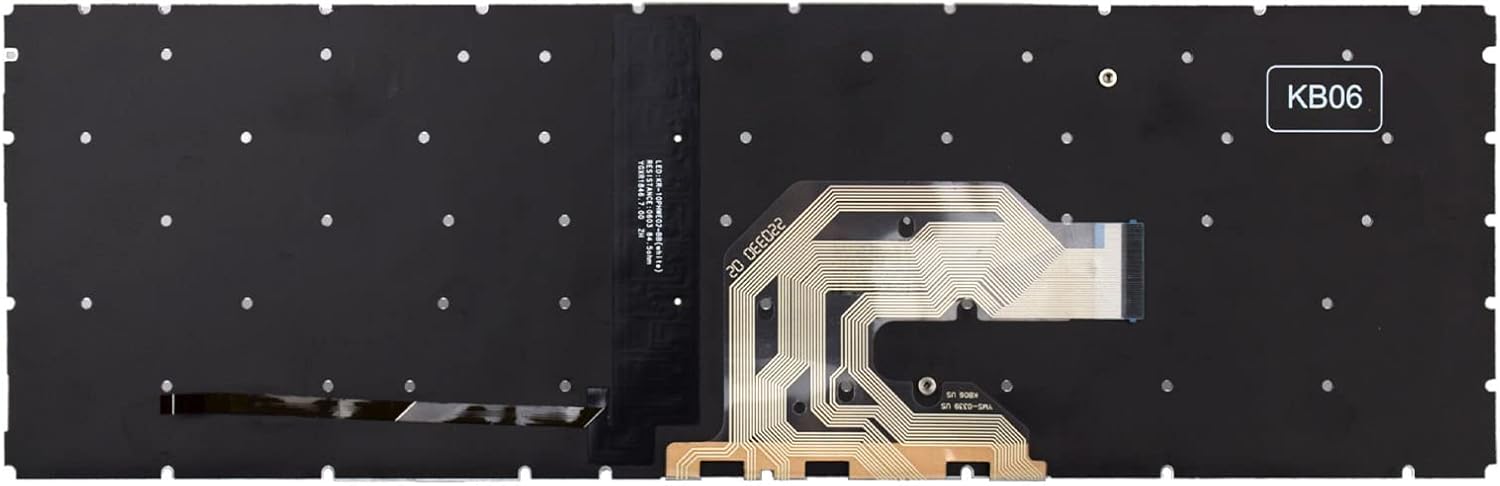 TLBTEK Backlight Keyboard Replacement Compatible with HP ProBook 450 G6 G7 455 G6 G7 455R G6 G7 Series Laptop L45090-B31 L45090-001 2B-BBU01Q100 2B-ABU07Q100 V181646BS1