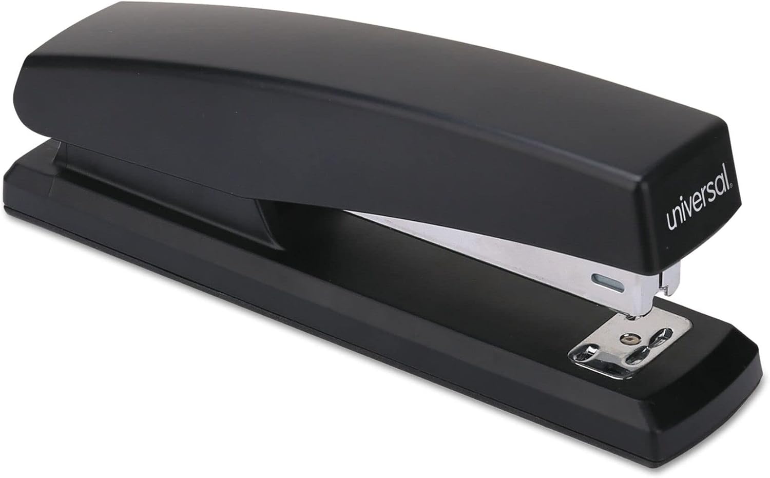 Universal Economy Full Strip Stapler, 12-Sheet Capacity, Black (43118)