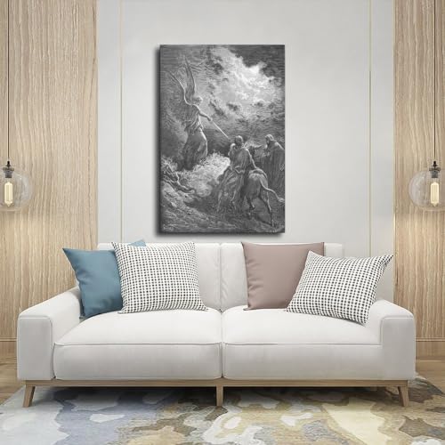 Impression sur toile décoration murale bureau tableau Gustave Doré