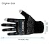 LETHMIK Mens&Womens Non-Slip Touchscreen Gloves Winter Warm Knit Wool Lined Texting Glove ,Womens Size (Superior Elasticity),Black (Silicone Non Slip Grip)