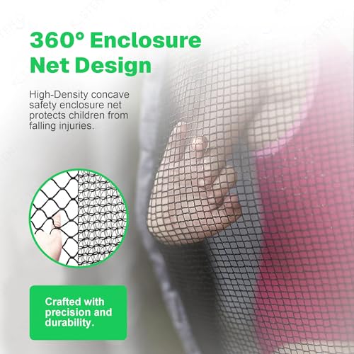 KOSTEN SPORTS 55 Inch Kids Trampoline with Safety Net - Image 5