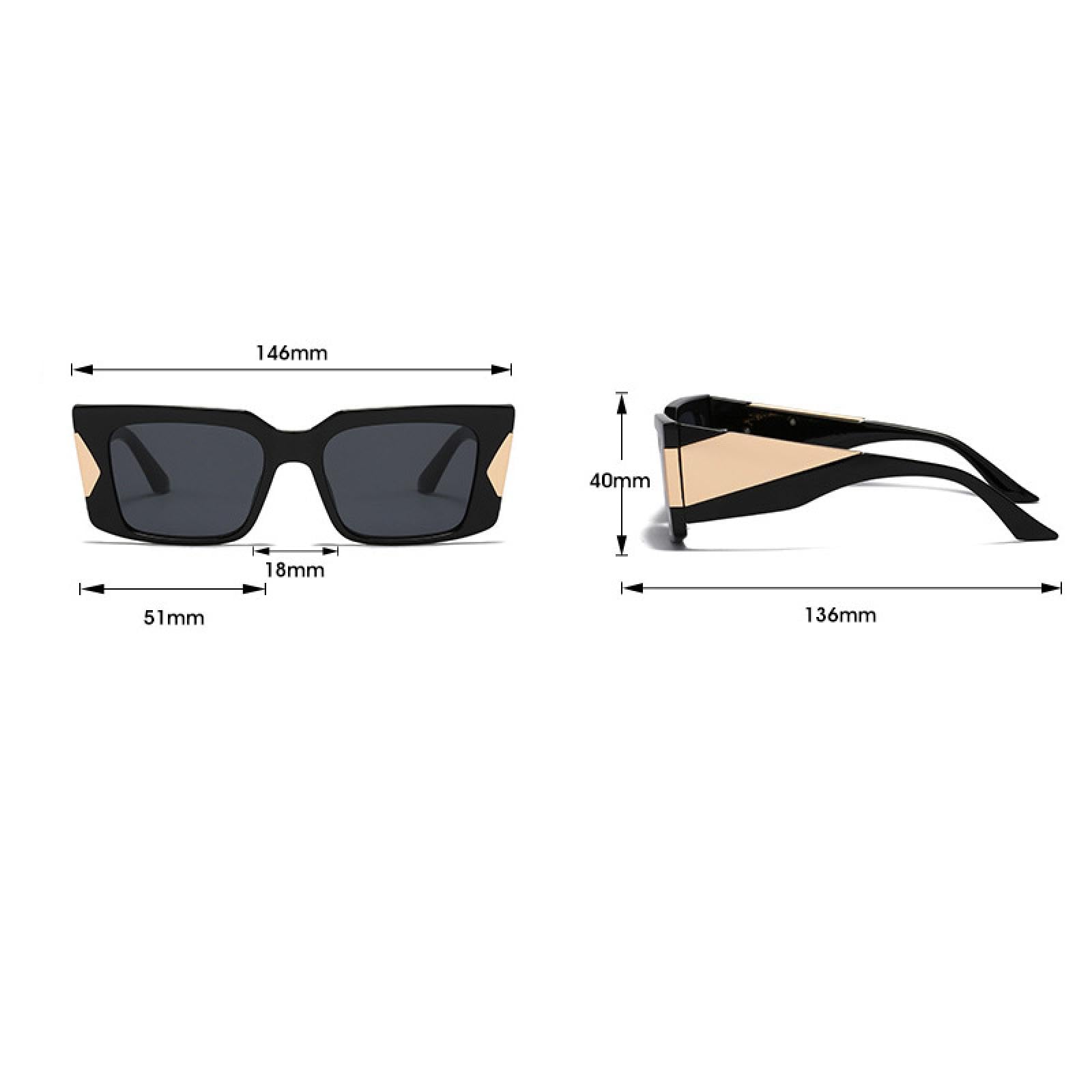 Gafas de sol de moda para mujer, estilo vintage punk, para hombre, con protección UV400, estilo retro, tendencia.