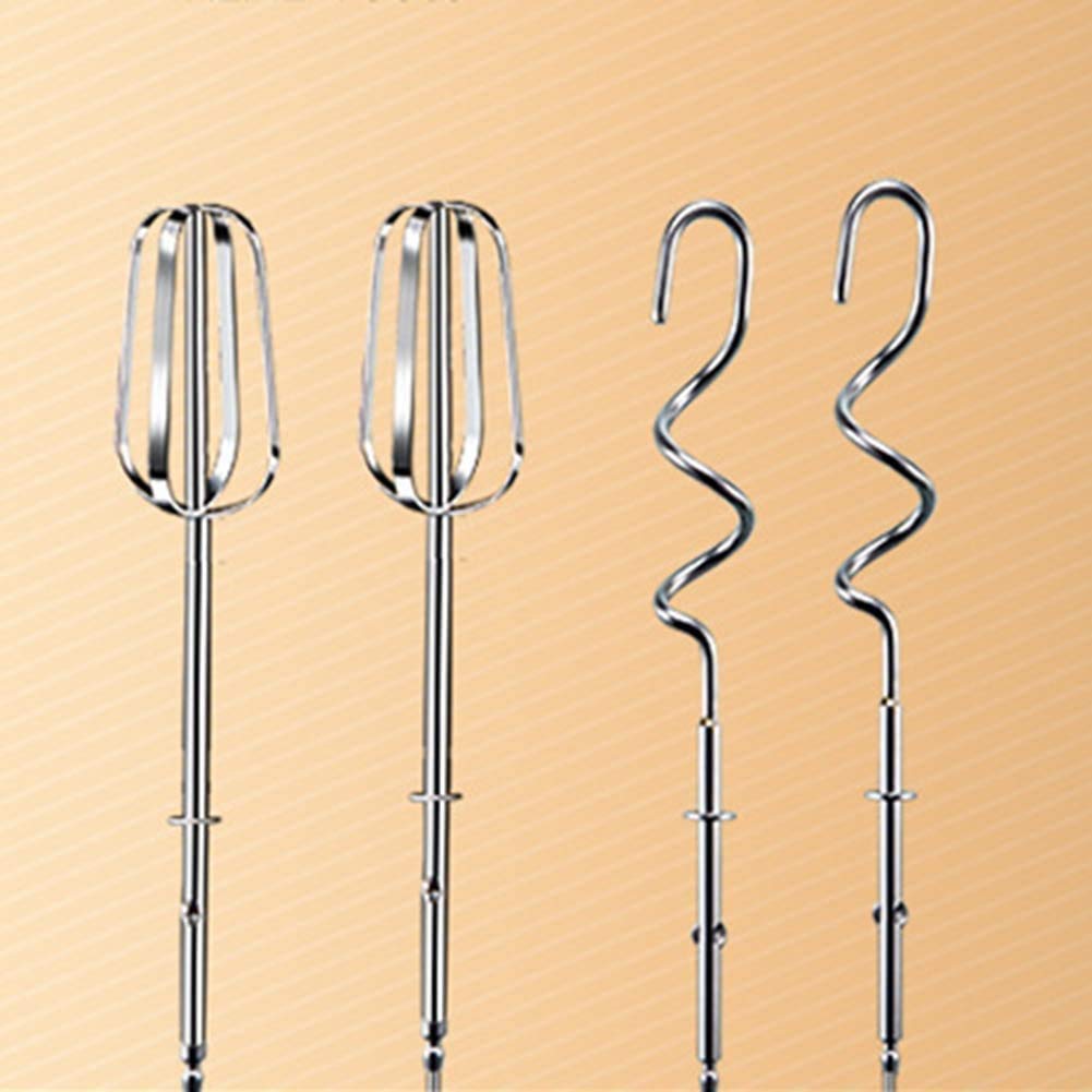 Frusta elettrica Manuale, Frusta con Accessori in Acciaio Inossidabile, 5 velocità e Pulsante Turbo, Include; Bacchette, Ganci per impastare