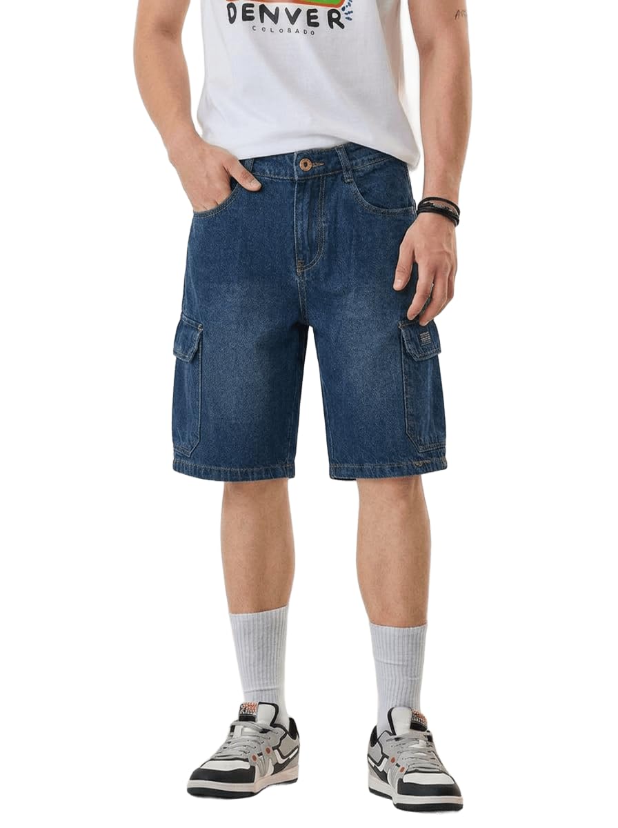 dolsia Men's Denim Shorts-picture-21