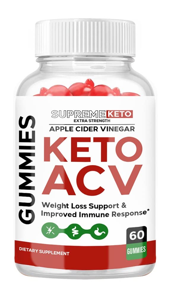 Supreme Keto ACV Gummies - Supreme Keto ACV - Supreme Keto Gummmies Extra Strength (60 Gummies - 1 Month Supply)