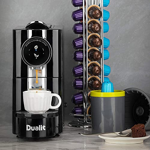Dualit Café Plus Coffee Capsule Machine - Nespresso Compatible Capsule Machine - Espresso and Lungo Functions - Tea Maker & Espresso Machine - 40 second start up time Second Image Dualit Café Plus Coffee Capsule Machine - Nespresso Compatible Capsule Machine - Espresso and Lungo Functions - Tea Maker & Espresso Machine - 40 second start up time Second Image