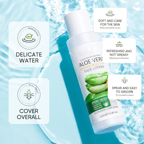 Skincare Gifts for Teenage Girls Aloe Vera Skin Care Sets & Kits for Women Gifts with Cleanser, Face Serum - Image 4
